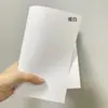 Chapa de PVC Preta Chapa Plástica de PVC Branco Brilhante Chapa Fina de PVC Chapa de PVC Fosca Impressão Gaxeta Isolante de ABS