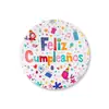 Insignia de Cumpleaños Transfronteriza Cumpleaños Insignias de Cumpleaños para Niñas en Español Niños y Niñas Suministros para Fiesta de Cumpleaños en Español