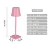 Lámpara de hongo estilo americano, lámpara de mesa decorativa para restaurante, bar, dormitorio, mesita de noche, lámpara de mesa tipo copa