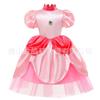 Nuevo Mario cos Brigitte Princesa cos Vestido Cintura Ajustada Vestido Desgreñado Manga Abullonada Vestido de Niña Princesa