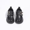 Zapatos para Niñas Zapatos Pequeños de Cuero de Princesa para Niños 2025 Nuevos Primavera y Otoño para Niñas Británicas Planos Suaves de Color Negro Mocasines