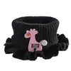 Venta al por mayor del fabricante Bufanda para niños Otoño e Invierno Tejida Dibujos Animados Animales Encaje Calentador de Cuello Lana Bufanda para Bebé