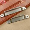 Manija de Puerta Manija Estilo Europeo Cobre Antiguo Manija para Puerta de Habitación Ajuste Abierto Manija para Puerta de Madera Manija para Puerta Doble No Perforada