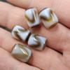 Ágata Profunda Jade Lutong Contas Espalhadas Contas Dente de Tigre Contas Cilindricas Pulseira Colar Acessórios Contas de Jade Feitas à Mão