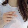 Cao Shishi Shang Net Celebridade Estrela Mesmo Estilo Micro-incrustado Zircon Colar de Unhas Sentido Avançado Colar Pingente de Personalidade Criativa
