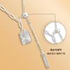 Collar de plata esterlina S925 para mujer, diseño avanzado, nicho de luz, lujo, temperamento simple, nueva cadena de clavícula 2022