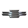 Adecuado para Volkswagen Id3/Id4/Polo/Touran/Tiguan/Tu Kaili/Seat Estribo de Bienvenida para Umbral de Puerta Exterior