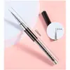 Pluma Especial para Manicura, Pluma de Dibujo Ultra Fina, Pluma Flor con Varilla de Taladro Rosa, Pluma para Pintura Degradada, Pluma de Línea de Gancho Mismo Estilo para Salón de Uñas