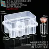 Caja de embalaje para vial de 3 ml-20 ml, caja de plástico para vacunas de 2/4/6/10 unidades, caja de embalaje para polvo liofilizado con tapa