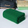 Toalla de algodón gruesa, toalla absorbente para la cara, suave, para dormitorio de estudiantes, toalla de algodón verde militar y azul, regalo al por mayor