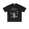 Camiseta con Gráfico de Banda Deftones Camiseta Negra con Estampado Gráfico de Banda de Rock Algodón Negro