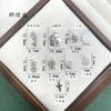 Qunlvsheng Pingente de prata S925 Yintai pingente para colar pulseira pingente da sorte feliz corda trançada acessórios de joias