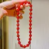 Pulsera Pulsera Retro de Doble Capa con Diseño de Ágata Carnelian Natural de Alta Calidad 3A10Mm