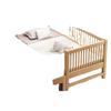 Cama infantil de madera maciza, cama empalmada, cuna, cama empalmada, artefacto, mesita de noche, cama ensanchada, cama individual para niños y niñas