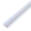 Tira de luz canaleta de aluminio cubierta especial acrílica cubierta de PC cubierta transparente máscara opcional blanco negro rollo completo