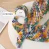 Fansen Yunjie Versión Mejorada 50g Hilo de Algodón y Lana Tejido a Mano Degradado Patrón Tejido a Mano Chal Bufanda Sombrero DIY