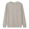 Directo del fabricante, nueva sudadera gruesa de peso pesado 320G de color sólido para niños y niñas, top de cuello redondo y manga larga