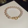 Pulseira de Pérolas Irregular Ajustável Estilo Francês, Design de Nicho, Pulseira Versátil, Luxo Leve, Sensação de Alto Padrão, Joias para Atacado