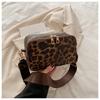 Bolso Bandolera Estilo Coreano Simple Moda Estampado Leopardo para Mujer 2025 Primavera Nuevo Estilo Simple para Ir al Trabajo Moda Estilo Occidental Bolso de Hombro