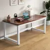 Mesa de computador, mesa para duas pessoas, mesa de estudo simples para uso no quarto, escrivaninha minimalista, mesa de escritório retangular
