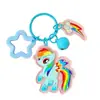 Nuevo Llavero Lindo de My Little Pony Colgante de Mochila Acrílico Muñeca Accesorio de Dibujos Animados de Alto Valor para Niñas