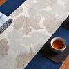 Tapete de Chá Brocado Novo Chinês Impermeável Tecido para Mesa de Chá Caminho de Mesa Zen Luxo Leve Jacquard Sofisticado Tapete de Chá Longo Toalha de Mesa para Chá