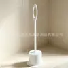 Juego de cepillo para inodoro con base, cepillo de limpieza para inodoro doméstico, herramienta para eliminar manchas, cepillo de limpieza para inodoro