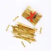 Directo de fábrica Barra de corbata dorada Hilo de corbata dorado Línea de alambre para pastel Sello dorado Línea dorada