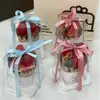 Cajas para Pasteles de 2 Pulgadas Tubo Crujiente de Fresa Empaque Caja para Postres Caja para Pasteles Caja para Pasteles Franceses Tiramisú