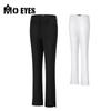 Calça de Golfe PGM Feminina Tecido Esportivo Fenda Irregular na Barra Calça Esportiva Cropped