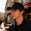Chapéu de Baseball Bordado com Letras Nova Moda Outono/Primavera Versátil Casual ao Ar Livre Simples para Homens e Mulheres Chapéu de Sol