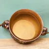 Bol de Tesoro Pixiu con Manchas Doradas de Latón Completo Hongda, Bol de Riqueza con Pátina Retro Estilo Suzhou Adorno de Regalo