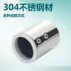 Acero Inoxidable 304 Conector de Tubería Redonda de 25 mm Accesorios de Ferretería para Fijación de Vidrio en Baño Base de Brida Abrazadera de Esquina