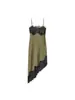 Comércio Exterior Transfronteiriço Vestuário Feminino Outono e Inverno 2025 Novo Vestuário Feminino Estilo Europeu e Americano Design Francês Vestido com Detalhes de Renda para Mulheres