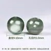 Cuentas de cristal verde natural, cuentas sueltas para pulsera DIY, ágata verde semiacabado, turquesa, cuentas para pulsera de crisoprasa