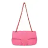 Bolsas Textura Fashionável Bolsa de Axila Feminina Tendência 2025 Nova Bolsa de Ombro com Corrente Europeia e Americana Luxo Acessível Versátil Bolsa Transversal