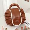 Nova Bolsa de Maquiagem Preguiçosa de PU Grande Capacidade Bolsa de Armazenamento Portátil Bolsa de Armazenamento para Viagem Bolsa com Cordão Impermeável Bolsa de Higiene