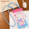 Bolsa Impermeable para Teléfono Móvil con Pantalla Táctil de Dibujos Animados, Universal y Versátil, Linda Funda de Buceo, Bolsa Sellada Transparente para Natación y Rafting al por Mayor