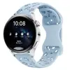 Adecuado para Huawei Samsung Jiaming 22/20/18mm Correa de Reloj Hebilla de Mariposa Pata de Perro Correa de Reloj de Silicona