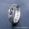Nuevo anillo de personalidad con calavera tallada punk de moda, joyería, venta directa de fábrica, exclusivo para comercio exterior