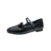 Bailarinas Elegantes de Plata de Alta Gama 2026 Nuevo Modelo Impresionantes Zapatos Mary Jane con Correa Única de Suela Suave para Mujer Estilo Francés