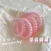 Chica Coreana ~ alta calidad Uva Coco Ola Punto de Onda Cuerda de Teléfono Anillo para el Cabello Cuerda para el Cabello Fresca de Verano Cuerda Dulce para el Cabello