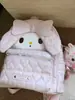 Bolsa de Gato con Lazo de Alto Valor Estético, Mochila Casual Simple, Gran Capacidad para Salidas y Compras, Bolsa Linda, Bolsa de Nicho
