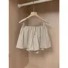 Pantalones Cortos Casuales Delgados para Mujer 2026, Primavera y Verano Adelgazantes Estilo Retro Japonés de Pierna Ancha en A