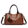 Bolso de Mano para Mujer Europeo y Americano Comercio Exterior Nuevo Estilo Gran Capacidad para el Trabajo Diario Hombro Único Cruzado Bolso Versátil Simple Bolso para Madre