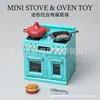 Muebles miniatura para casa de muñecas 1:12 adornos mini niños y niñas cocina DIY casa de juegos casa de juguete modelo