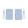 Batería Externa Inalámbrica Magnética Magsafe a Color Transfronteriza Carga Rápida 10000 mAh Fuente de Alimentación Móvil Ultra Delgada con Cable