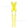 Novedad Primavera 2025 Medias de Malla de Nylon de una Pieza Alta Elasticidad Transpirables Sexy Espalda Descubierta Ajustadas Camisón para Mujer