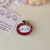 Fruit Series KT Cat Hairpin Cute Ins Sweet Girl Heart Cartoon Bangs Side Clip Headwear Card Novo Estilo Infantil