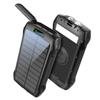 Carregador portátil à prova d'água explosivo de grande capacidade 33500mAh lanterna externa carregamento rápido PD fonte de alimentação móvel solar
